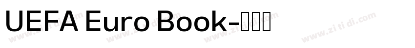 UEFA Euro Book字体转换